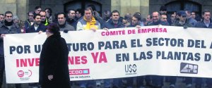 Avilés y Gozón muestran su respaldo a las demandas de la plantilla de Alcoa